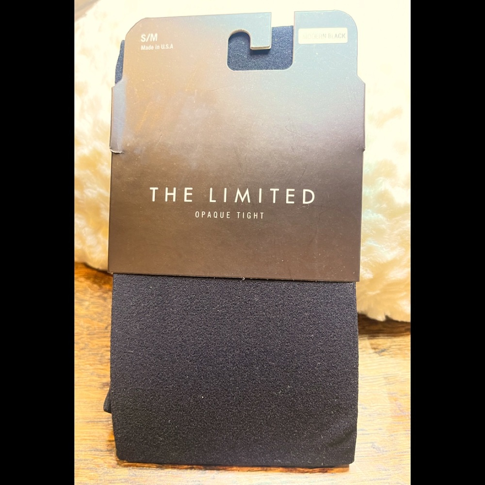 The Limited black opaque tights